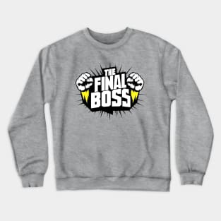 The Final Boss Thunderbolt Fist Design Crewneck Sweatshirt